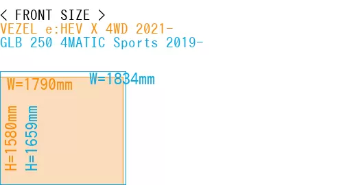 #VEZEL e:HEV X 4WD 2021- + GLB 250 4MATIC Sports 2019-
